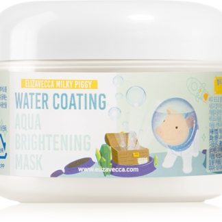 ElizaveccaMilky Piggy Water Coating Aqua Brightening Mask maschera al collagene illuminante e idratante100 g