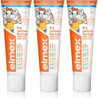 ElmexCaries Protection Kids dentifricio per bambini 3 x 50 ml