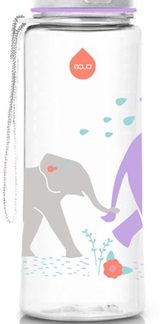 EquaKids bottiglia per l’acqua per bambini Elephant 400 ml