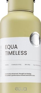EquaTimeless bottiglia in acciaio inox per l’acqua piccola colore Matcha 600 ml