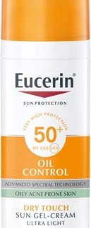 EucerinSun Oil Control crema-gel protettivo per il viso SPF 50+ 50 ml