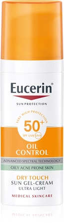 EucerinSun Oil Control crema-gel protettivo per il viso SPF 50+ 50 ml