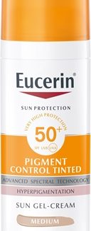 EucerinSun Pigment Control Tinted emulsione protettiva contro l'iperpigmentazione della pelle SPF 50+colore Medium 50 ml