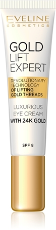 Eveline CosmeticsGold Lift Expert crema di lusso per occhi e palpebre con oro a 24 carati(SPF 8) 15 ml