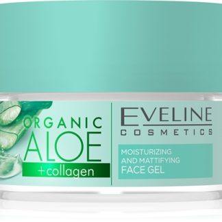 Eveline CosmeticsOrganic Aloe+Collagen gel viso effetto matte50 ml