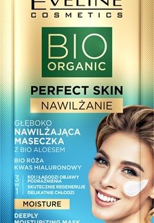 Eveline CosmeticsPerfect Skin Bio Aloe maschera lenitiva e idratante con aloe vera8 ml