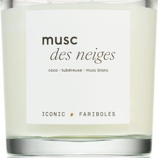 FARIBOLESIconic Snow Musk candela profumata 400 g