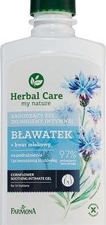 FarmonaHerbal Care Cornflower gel lenitivo per l'igiene intima per pelli sensibili e irritate 330 ml