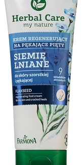 FarmonaHerbal Care Flax Seed crema per talloni screpolati (10% Urea) 100 ml
