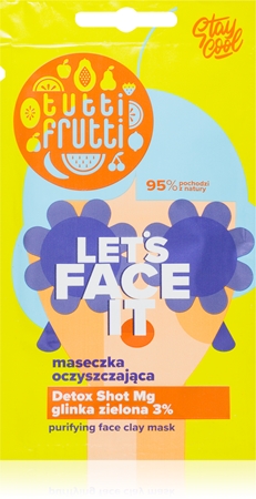 FarmonaTutti Frutti Let´s face it maschera detergente con argilla7 g