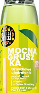 FarmonaTutti Frutti Pear & Ginger olio bagno e doccia per rassodare la pelle 400 g