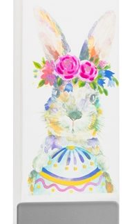 FlatyzHoliday Easter Bunny candela decorativa 6x15 cm