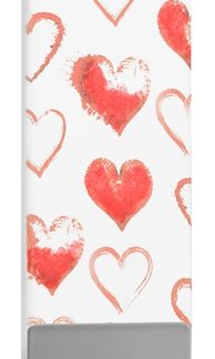 FlatyzHoliday Hearts candela decorativa 6x15 cm