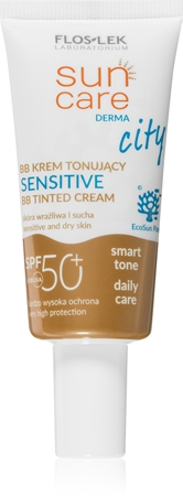 FlosLek LaboratoriumSun Care Derma City BB BB cream ad alta protezione UV per pelli sensibiliSPF 50+ 30 ml