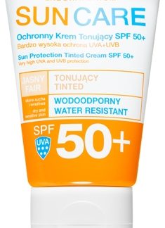 FlosLek LaboratoriumSun Care Derma crema colorata per pelli secche e sensibiliSPF 50+ 50 ml