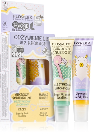 FlosLek LaboratoriumVege Lip Care Nourish kit per labbra