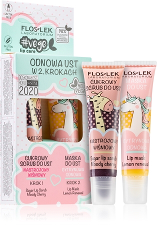 FlosLek LaboratoriumVege Lip Care Renewal kit per labbra