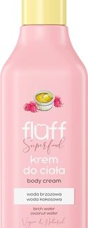 FluffSuperfood Creme Brulee & Raspberries crema corpo Birch Water & Coconut Water 200 ml