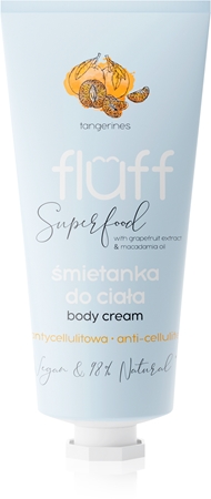 FluffSuperfood Tangerines crema corpo anticellulite Grapefruit Extract & Macadamia Oil 150 ml