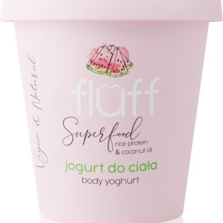 FluffSuperfood Watermelon yogurt per il corpo Rice Protein & Coconut Oil 180 ml