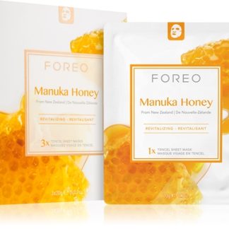 FOREOFarm to Face Sheet Mask Manuka Honey maschera in tessuto idratante e rivitalizzante3x20 ml