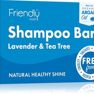 Friendly SoapNatural Shampoo Bar Lavender and Tea Tree sapone naturale per capelli 95 g