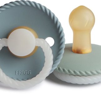 FRIGGRope Night Size 1:0-6 months ciuccio Stone Blue Night/Sage Night 2 pz