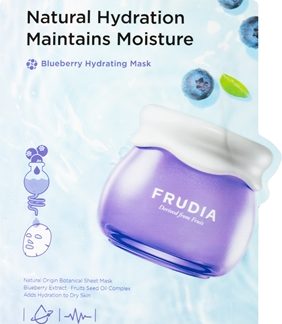 FrudiaBlueberry maschera idratante per pelli sensibili e secche20 ml