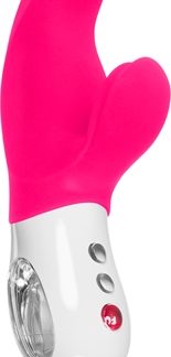 Fun FactoryMiss Bi vibratore con stimolatore clitorideo Pink/White 17 cm