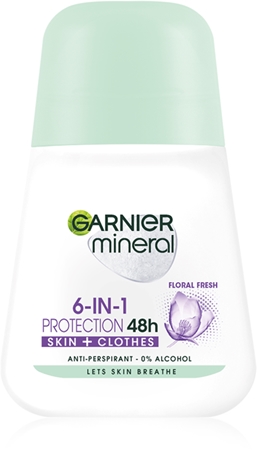 GarnierMineral 5 Protection antitraspirante roll-on 48 ore (Floral Fresh) 50 ml