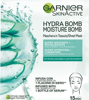 GarnierSkin Active Hydra Bomb mascheraviso idratante in tessuto28 g