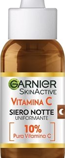 GarnierSkin Active Vitamina C siero illuminante con vitamina C per la notte30 ml