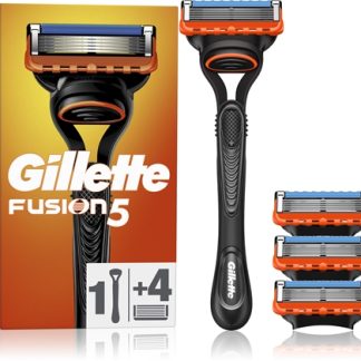 GilletteFusion5 rasoio + lame di ricambio 4 pz