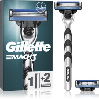 GilletteMach3 rasoio + lame di ricambio2 pz