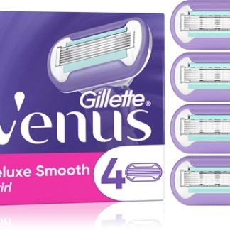 GilletteVenus Deluxe Smooth Swirl lame di ricambio 4 pz