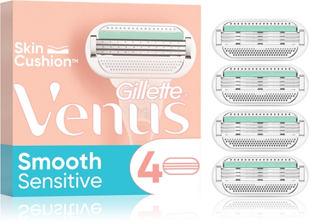 GilletteVenus Sensitive Smooth testina di ricambio 4 pz
