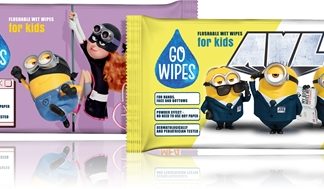 GoWipesFlushable Wet Wipes carta igienica umidificata per pelli sensibili per bambini 44 pz