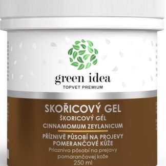 Green Idea Skořicový gel gel per massaggi 250 ml