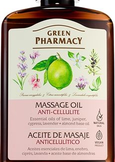 Green PharmacyEssential oils of Lime Massage Oil olio per massaggi anticellulite 200 ml