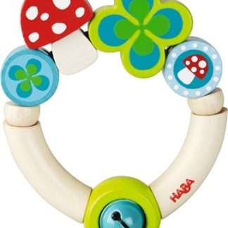 HabaWooden Rattle Lucky Charm sonaglio in legno 10 m+ 1 pz