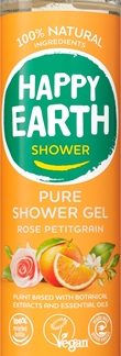 Happy Earth100% Natural Shower Gel Rose Petitgrain gel doccia 300 ml