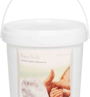Happy HandsHolding Hands Forever 3D set impronte neonato 1 pz