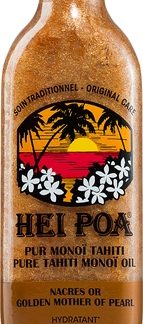 Hei PoaPure Tahiti Monoï Oil Golden Mother of Pearl olio multifunzione con glitter 100 ml
