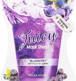 Holika HolikaJuicy Mask Sheet Blueberry maschera in tessuto energizzante20 ml