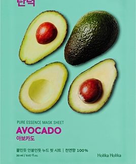 Holika HolikaPure Essence Avocado maschera lenitiva in tessuto20 ml