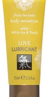 HOTShiatsu Love gel lubrificante aromatizzato White Tea & Peach 75 ml