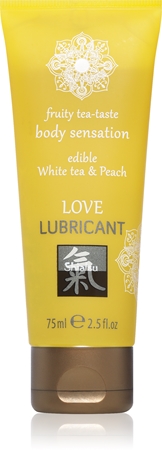 HOTShiatsu Love gel lubrificante aromatizzato White Tea & Peach 75 ml