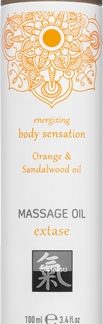 HOTShiatsu olio corpo per massaggi Exstase Orange & Sandalwood 100 ml