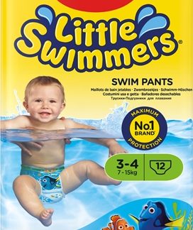 HuggiesLittle Swimmers 3-4 pannolini a costume usa e getta 7-15 kg 12 pz