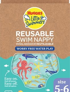 HuggiesLittle Swimmers Reusable 5/6 pannolini a costume lavabili 13 kg+ 1 kg